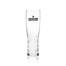 4 Heineken 16oz Pint Beer Glasses rare Embossed Star Logo Hollander new unused  picture