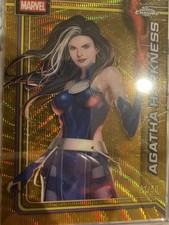 2026 Topps Chrome Marvel Agatha Harkness Gold Rainbow 1/50 #003  picture