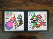 1990 SUPER MARIO Mello Smello Really Big Sticker #4 #5 Peach Toad Luigi Nintendo picture