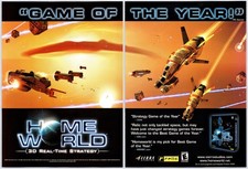 Homeworld - PC Game - Sierra/Relic - Vintage Original Print Ad/Poster Promo 2000 picture