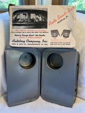 CALLING ALL VINTAGE CAR OWNERS VERY COOL AUTO SNACK BAR TRAYS — LEFT AND RIGHT picture