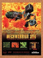 1994 MechWarrior 3050 SNES Original Advertisement / Retro Promo v1 picture