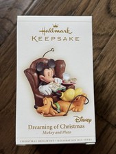 HALLMARK 2006 DREAMING OF CHRISTMAS MICKEY MOUSE DISNEY ORNAMENT picture
