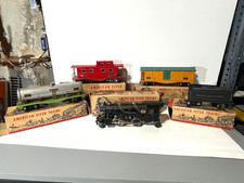 c. 1939 - American Flyer 420 Steam Locomotive Train Set Original Boxes - TESTED picture