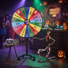 AplusChoice 5.6 Ft Halloween Cowboy Skeleton Life Size Party Prop Outdoor Decor picture