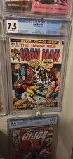 Iron Man # 55 1st Thanos, Drake 7.5  Marvel picture