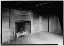 Photo:Morristown NJ Tempe Wick House 1936 Kitchen Fireplace Interior picture