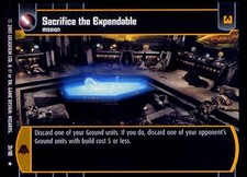 Sacrifice the Expendable - FOIL - Revenge of the Sith - Star Wars TCG picture