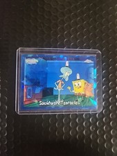 2025 Topps Chrome Sapphire SpongeBob #23 Squidward Tentacles Sapphire Base picture