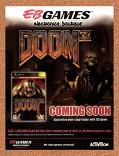 2004 Doom 3 EB Games Original Advertisement / Retro Promo v10 picture