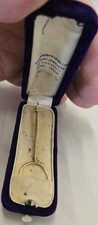 1910s 14K Gold Pinky Ring Cigarette Holder W Original Case 2.5 Grams Boise ID picture