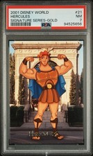 HERCULES 2001 Disney World Signature Series GOLD PSA 7 POP 1 ZERO HIGHER picture
