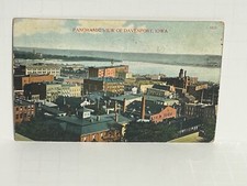 Panoramic View of Davenport Iowa IA c1916 Postcard A45 picture