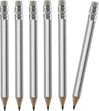 100Pcs Golf Pencils, 4 Inch Mini Half Pencils with Eraser Sharpened Wood Mini ro picture