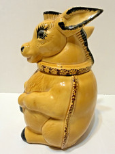 VTG Sierra Vista Pottery Anthropomorphic Donkey Mid Century Ceramic Cookie Jar picture