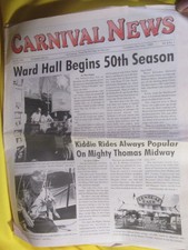 June 30 1998 Carnival News Newspaper -Published by Show People for Show People picture