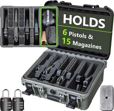 Gun Cases for Handguns, Pistol Case for Multiple Handguns with Modular Foam picture