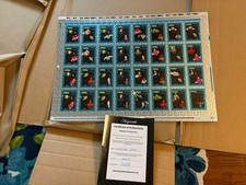 Invincible Keepsake Season 1 - Dual Relic Holo Uncut Sheet W/ CoA  picture