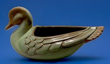 Frankoma Pottery. Resting Duck Mallard. Made In USA Excellent Condition #208 A picture
