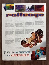 Rollcage Spanish Magazine Video Game Preview Sony PlayStation PS1 picture