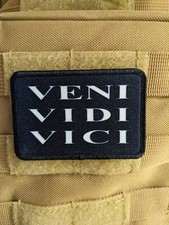 morale patch VENI VIDI VICI Julius Caesar quote 2