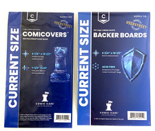 Comicare Premium Current Combo Comic 100 Bags & 100 Backing Boards New picture