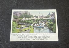 1965 Donruss Disneyland Puzzleback Card #49 Dutch Canal Boats Excellent  picture