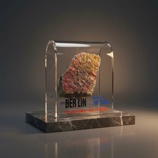 Piece of the Berlin Wall - Authentic from the Real Wall in Historic Cold War picture