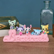 Sanrio  Beatcats TABLE COLLECTION1 Figure Set 5 Cats Japan Sega Toys picture