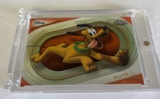 2025 Topps Chrome Disney Image Variation Orange Refractor 03/25 Pluto Card #95 picture