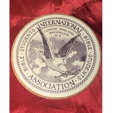 IBSA Seal Design Cork Coaster (1) Watchtower, Bible Students unique and cool. picture