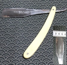 Rare VTG Henkotsu Hinoshita Kaizan Large KAMISORI Japanese Straight Razor Japan picture