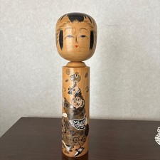 Otsuki Chiyoshi Kokeshi Doll 30cm Traditional Wooden Figure Hand Painted picture