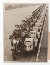 AA Road Service Motorcycle Sidecar Patrol England 1938 VTG Photo picture