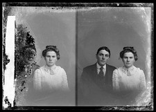 Photo:Unidentified Group Portrait Man and Women c1873-1916 picture