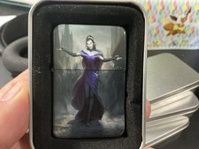 Liliana of the Veil Flip Top Lighter w/ Woman in Purple Dress Artwork picture