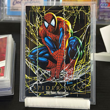 SkyBox 1992 Marvel Masterpieces Spider-Man #87 Trading Card picture