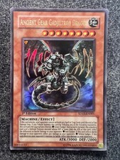 Yugioh Ancient Gear Gadjiltron Dragon SD10-EN001 Ultra Rare 1st Edition LP picture