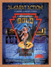 1996 Wizardry Gold PC Original Advertisement / Retro Promo v1 picture