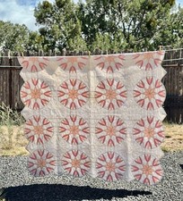 Vtg Handmade Cotton Quilt 71