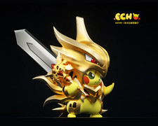 Pikachu Poncho Mega Tyranitar SHINY Resin Statue Cosplay Figure ECHO Studios picture