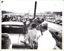 IMCA Speedway Race 1960s 8x10 Photo Photograph Auto Racing Event Vintage Trophy picture