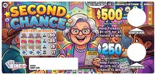 NEW pull tickets SECOND CHANCE - Seal Card Tabs Game picture