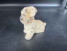 Antique Hubley Sealyham Terrier Cast Iron Dog Paperweight Figurine picture