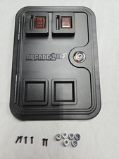 Arcade1Up Faux Coin Door Panel Red Slots Original For Looks Does Not Function picture