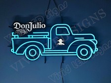 US STOCK Don Julio Tequila Truck Vivid LED Neon Sign Light With Dimmer 30