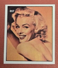 1976 Eddie Sargent Stamps #247 Marilyn Monroe Actress Vintage Trading Card picture