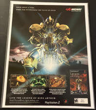 Legion: The Legend Of Excalibur - Vintage Gaming Print Ad / Poster / Wall Art picture