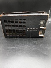 PLEASE READ - Vintage 1960s Sony TR 84 Transistor 8 Radio Working / for parts picture