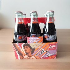 Phoenix Suns NBA Western Champs Unopened Coke Bottles Original Carrier 1993 Vtg picture